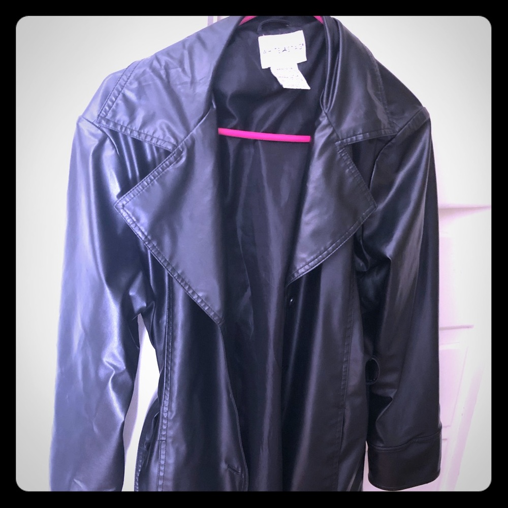 White Stag Fraux Leather Jacket with Belt